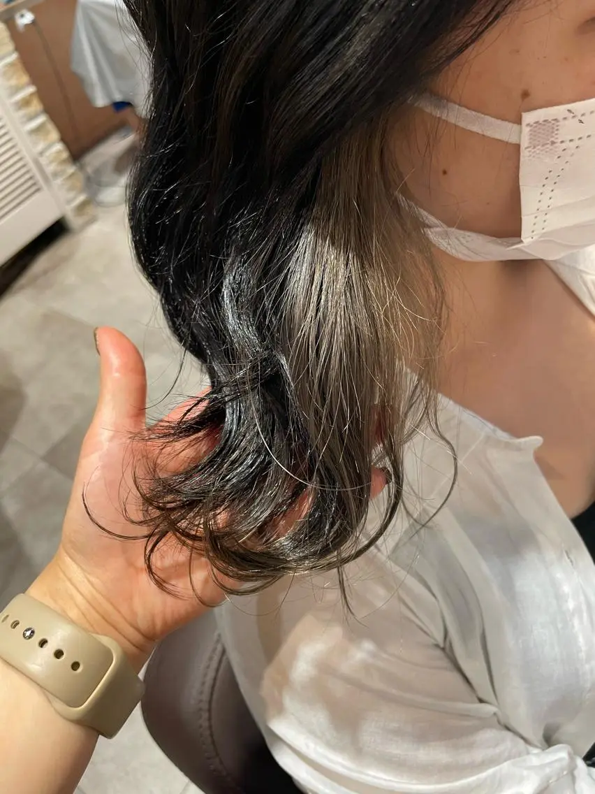 ミディアム カラー グレージュ ヘアカラー トリートメント 💐パーソナルカラー /市橋加菜💐のヘアスタイル