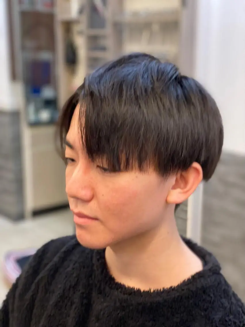 ミディアム メンズ マッシュ 仲川 遼のヘアスタイル