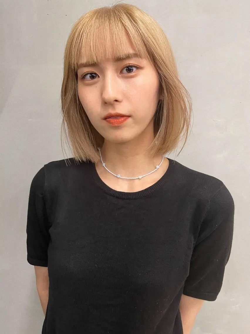 ショート カラー ブリーチ カット ヘアカラー トリートメント ヘアセット センスをお届けします 大谷将生infpのヘアスタイル