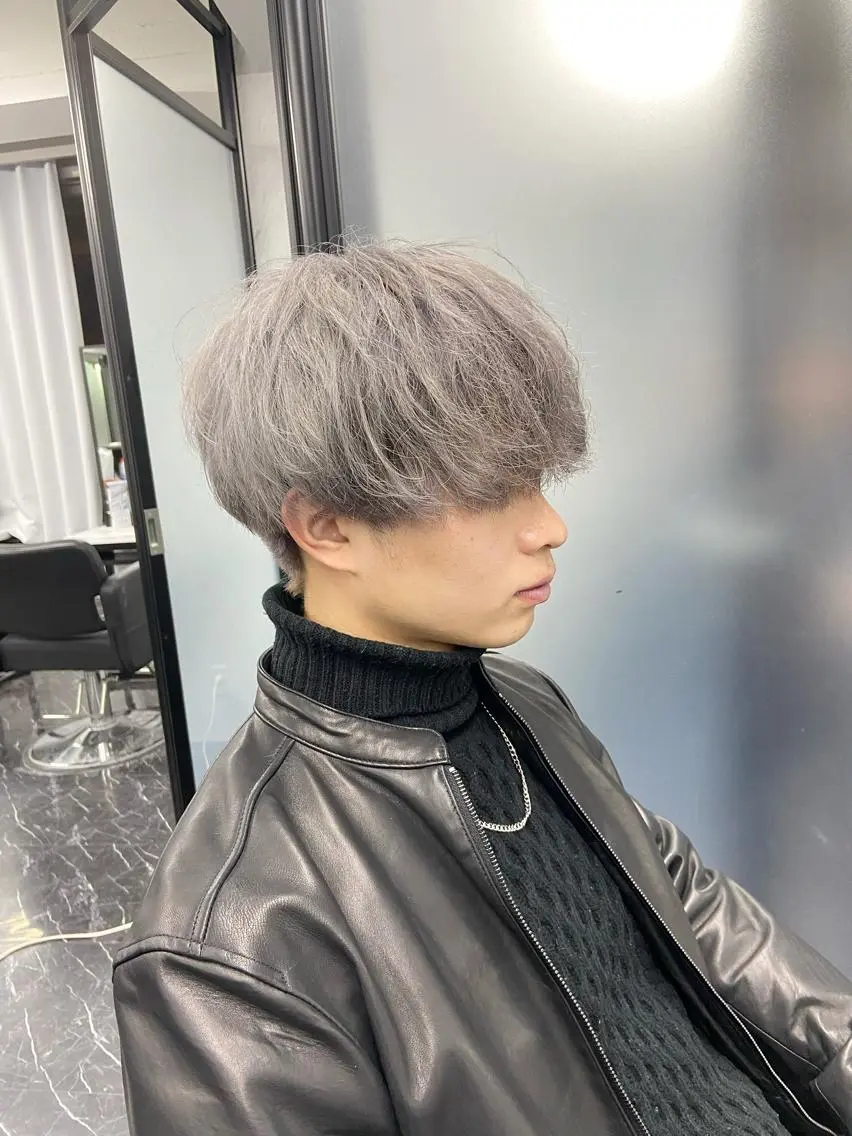 ショート カラー メンズ メンズハイトーン ハイトーンカラー ヘアカラー トリートメント メンズ特化/ マンツーマン/Ryuのヘアスタイル