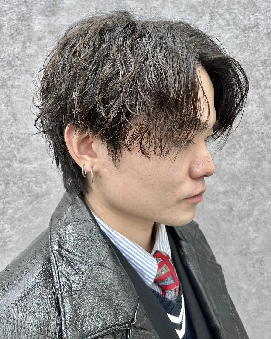 パーマ メンズ GLOP HOMME 店長 アオトのヘアスタイル