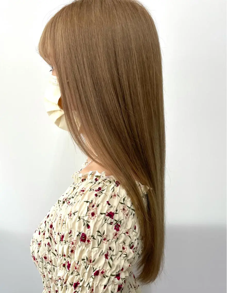 ロング カラー ダブルカラー ハイライトカラー イルミナカラー インナーカラー ハイライト 美髪矯正・レイヤー 倉友哉のヘアスタイル