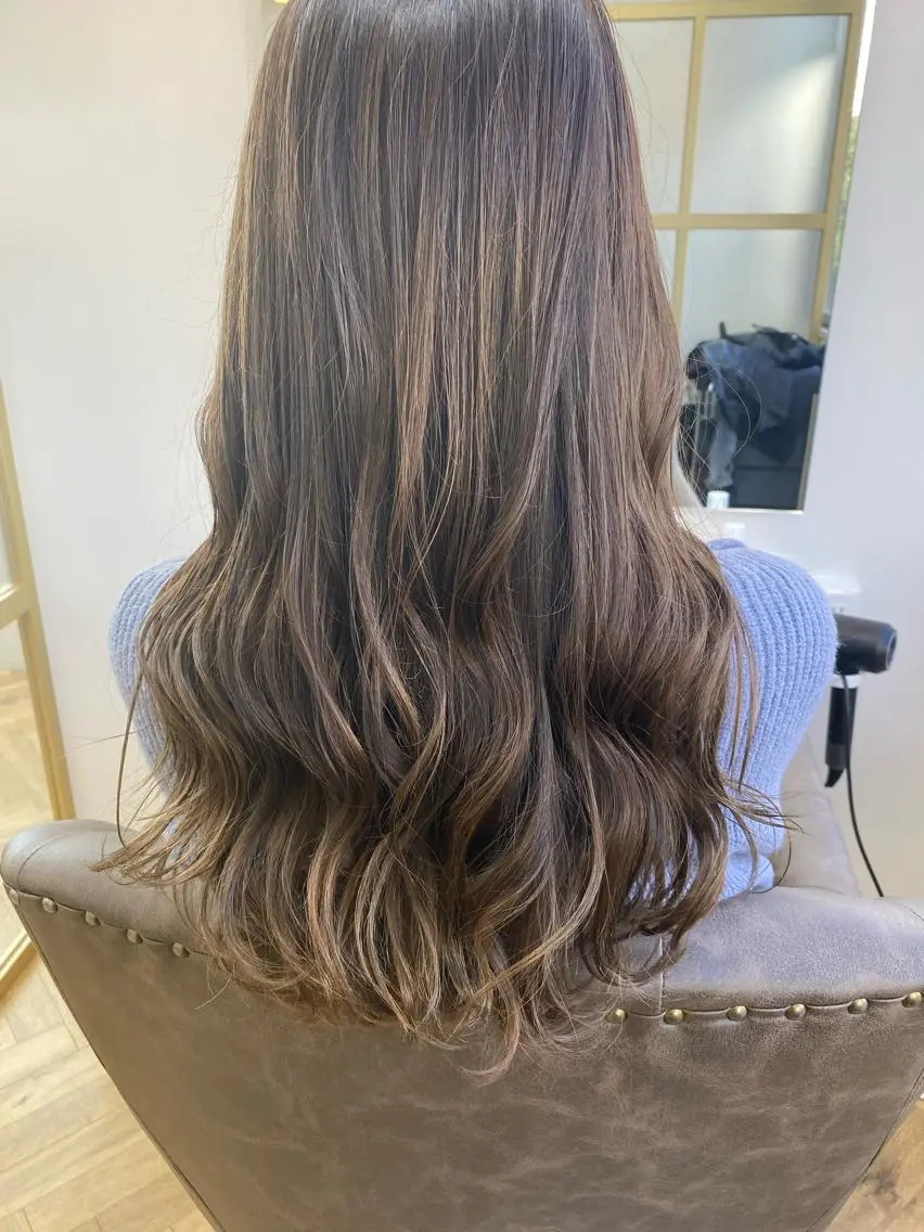 ロング カラー ロング カット ヘアカラー [メンズカット］日高 伸太朗tocca船橋のヘアスタイル
