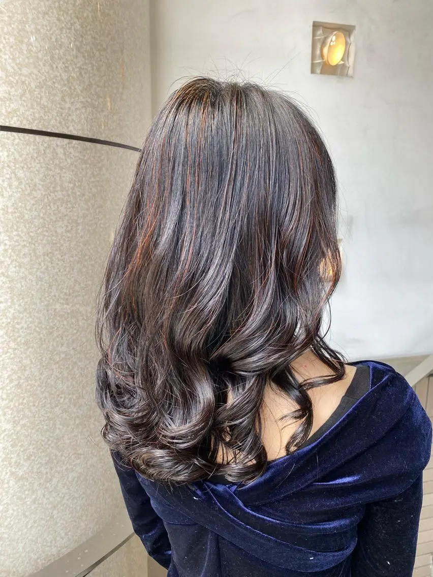 セミロング パーマ セミロングパーマ デジタルパーマ 統括マネージャー/ 髪のドクター/前原悟のヘアスタイル