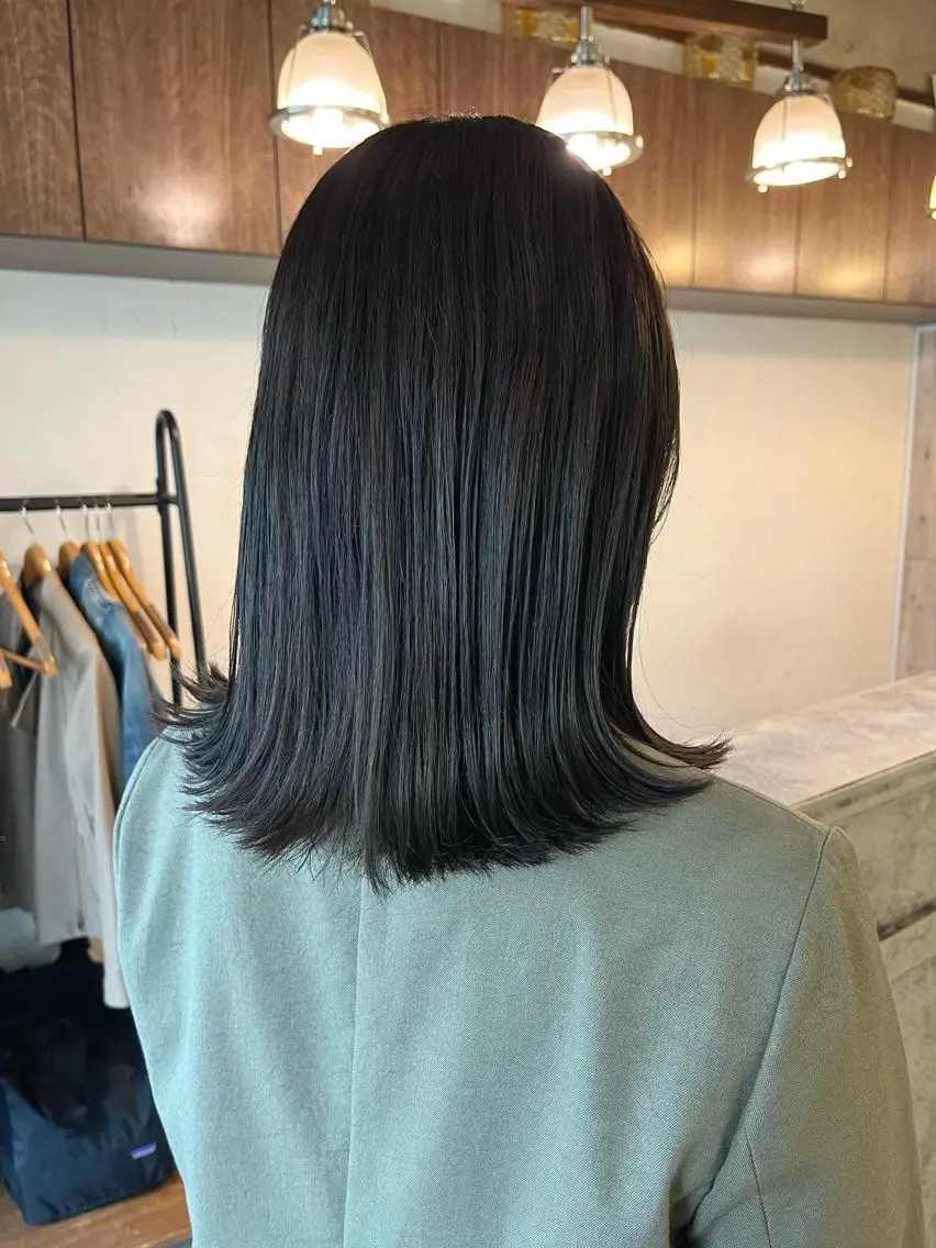 ミディアム カラー カット ヘアカラー トリートメント MAYU 💚森下のヘアスタイル