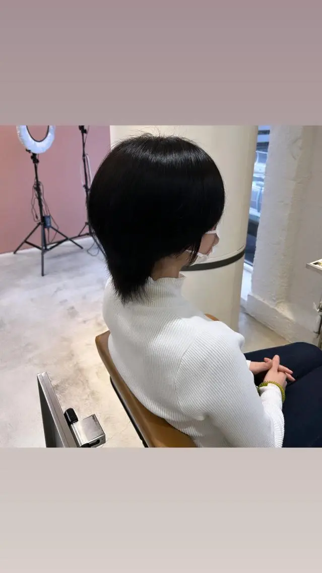 ショート 縮毛矯正・髪質改善 特化 出納 直起のヘアスタイル