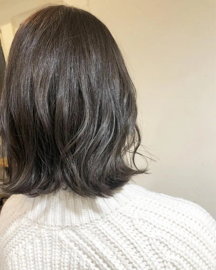 ミディアム カラー ヘアアレンジ 透明感カラー グレージュ ヘアカラー トリートメント メンズ特化✂️栗原 侑也のヘアスタイル