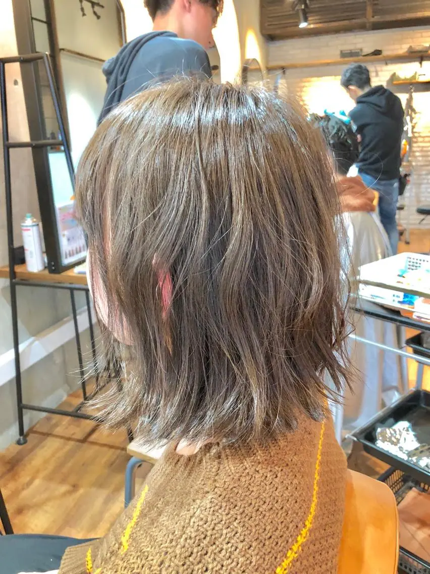 ミディアム カラー 山村 直哉のヘアスタイル