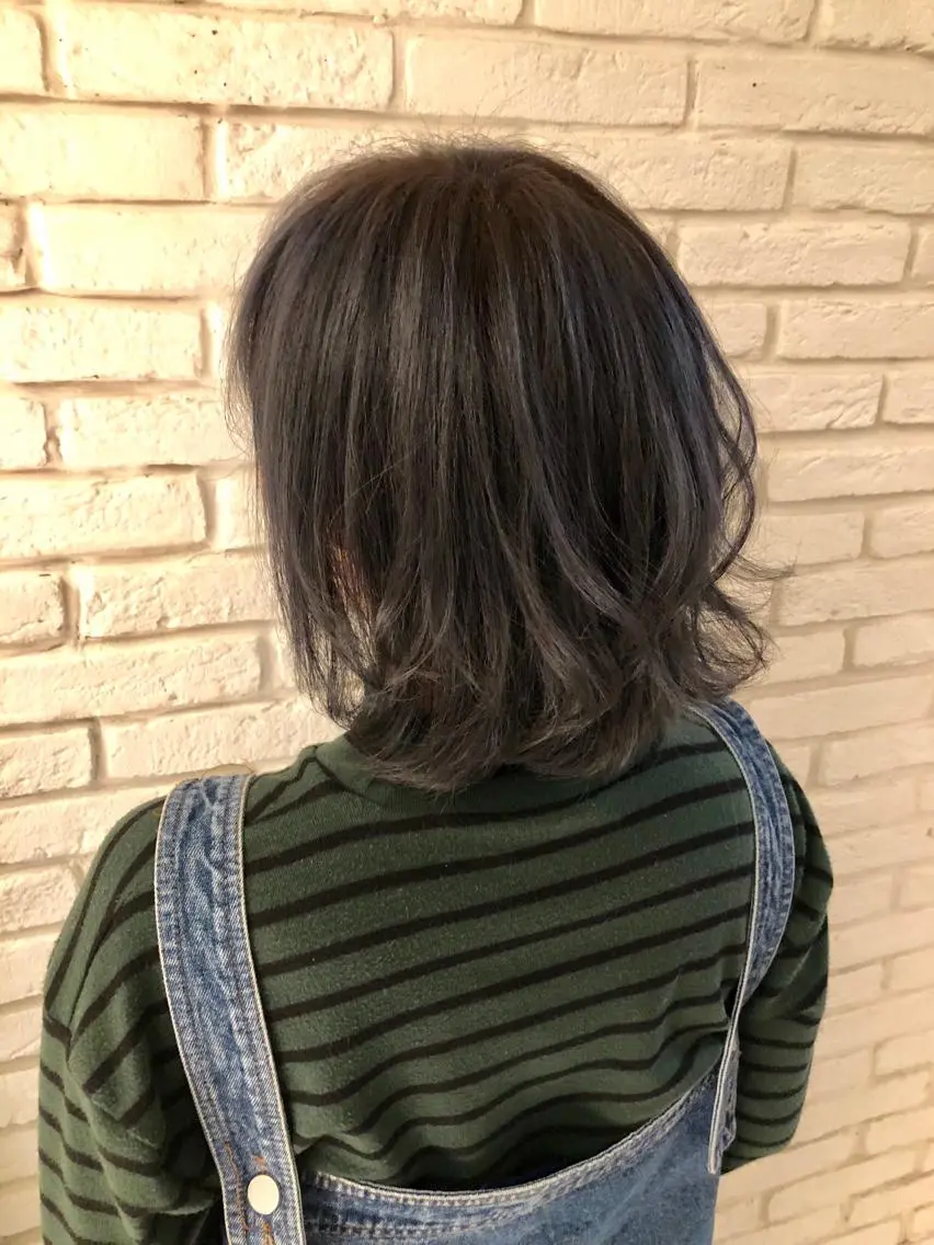 ミディアム カラー 宮下 浩一のヘアスタイル
