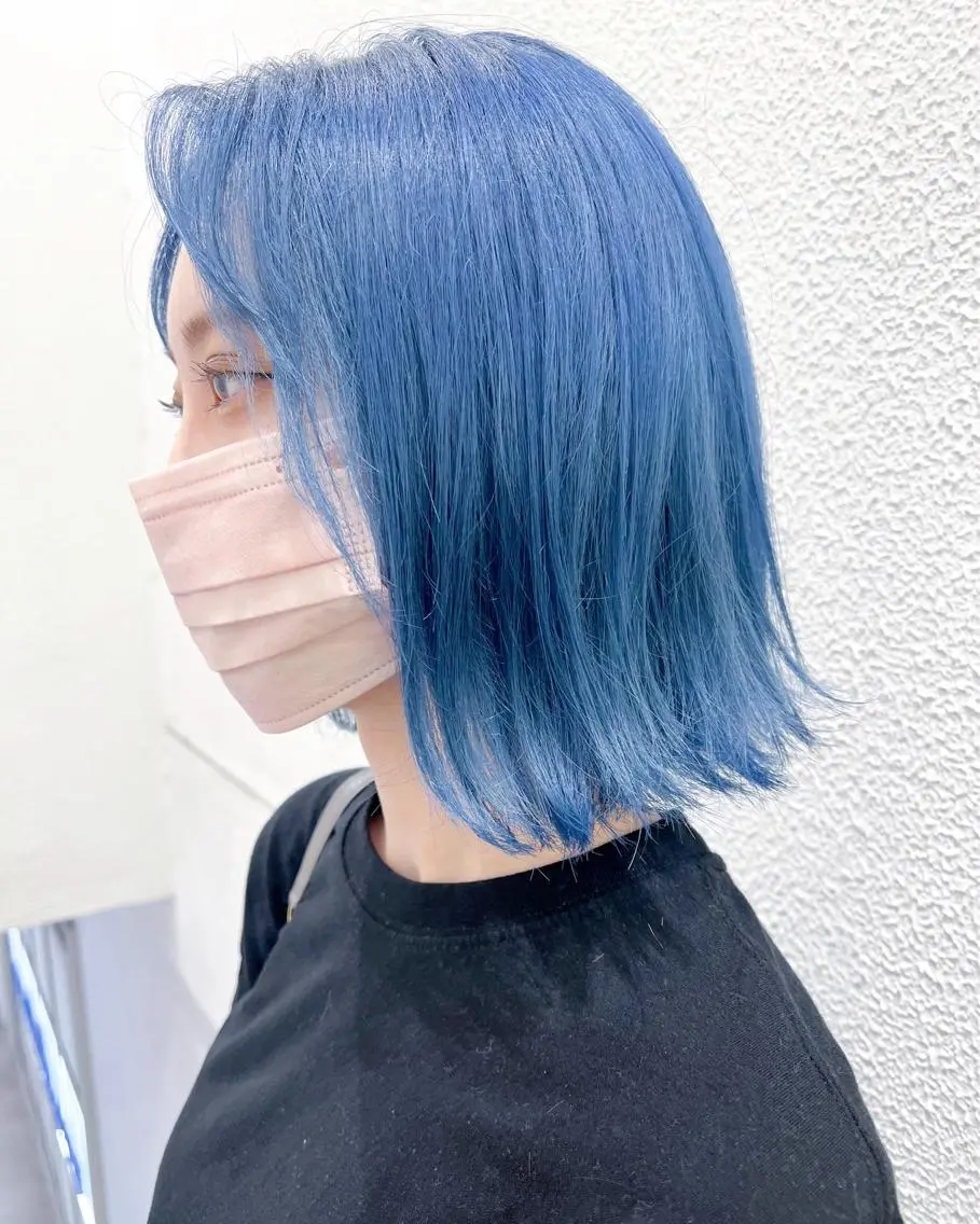 ミディアム カラー ヘアカラー トリートメント 当日予約🆗✂︎ ウエモト タクのヘアスタイル
