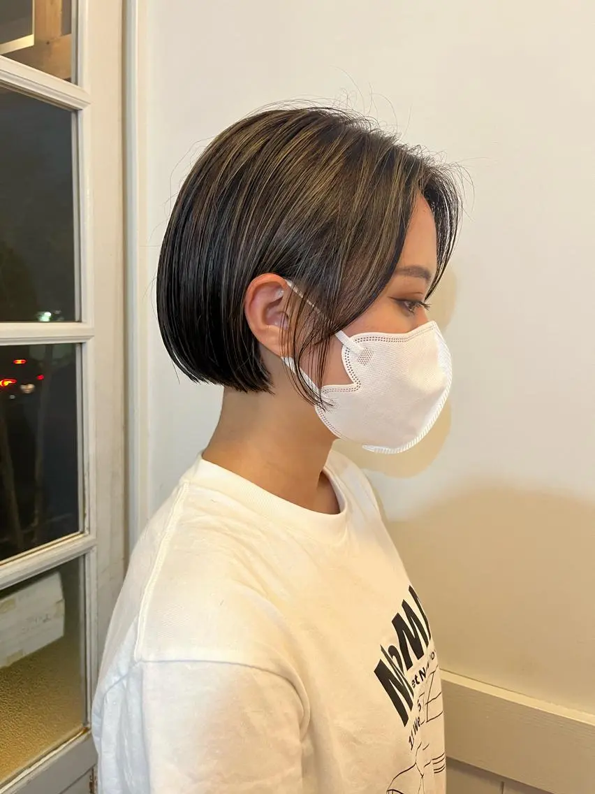 ショート ボブ 狩野 くるみのヘアスタイル