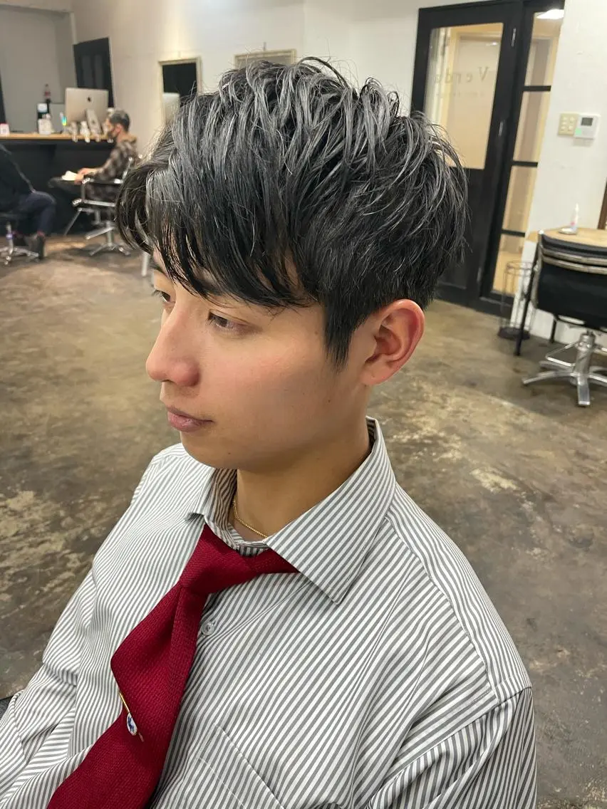 ショート メンズ メンズパーマ メンズ特化ryoのヘアスタイル