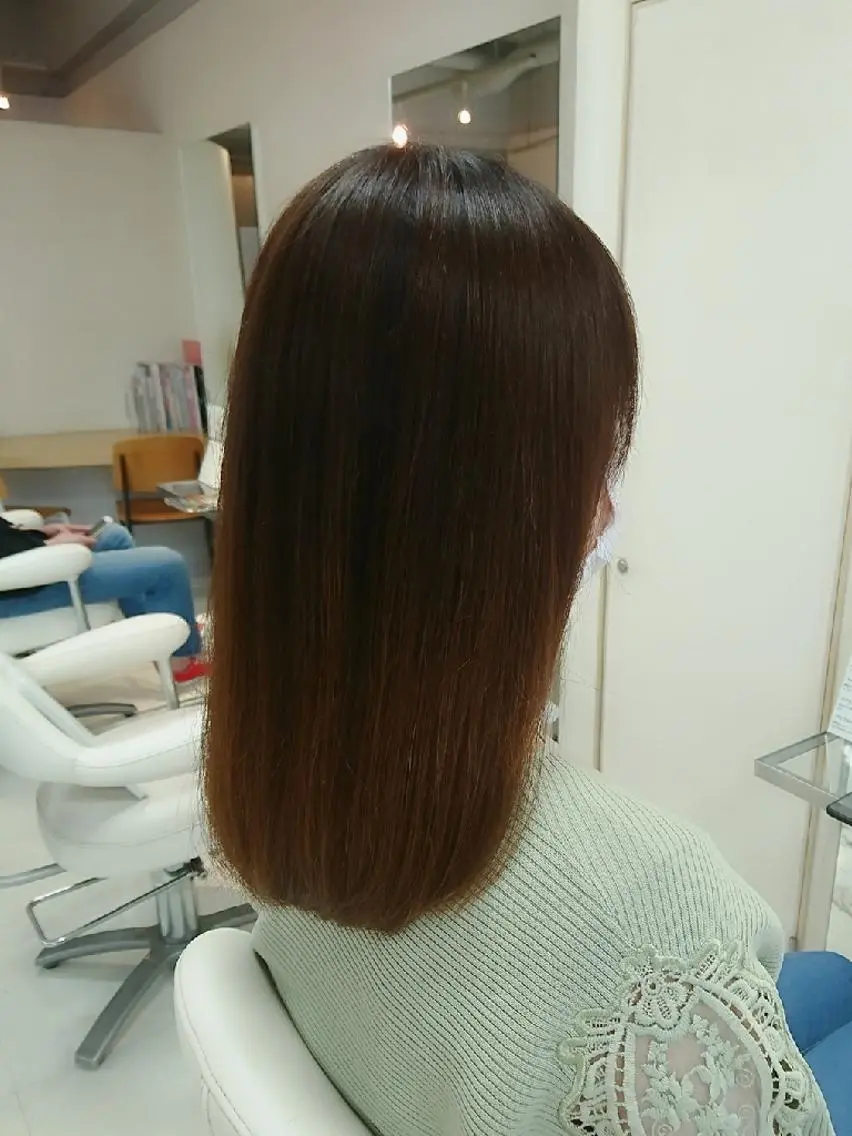 ロング カット nagane sayakaのヘアスタイル