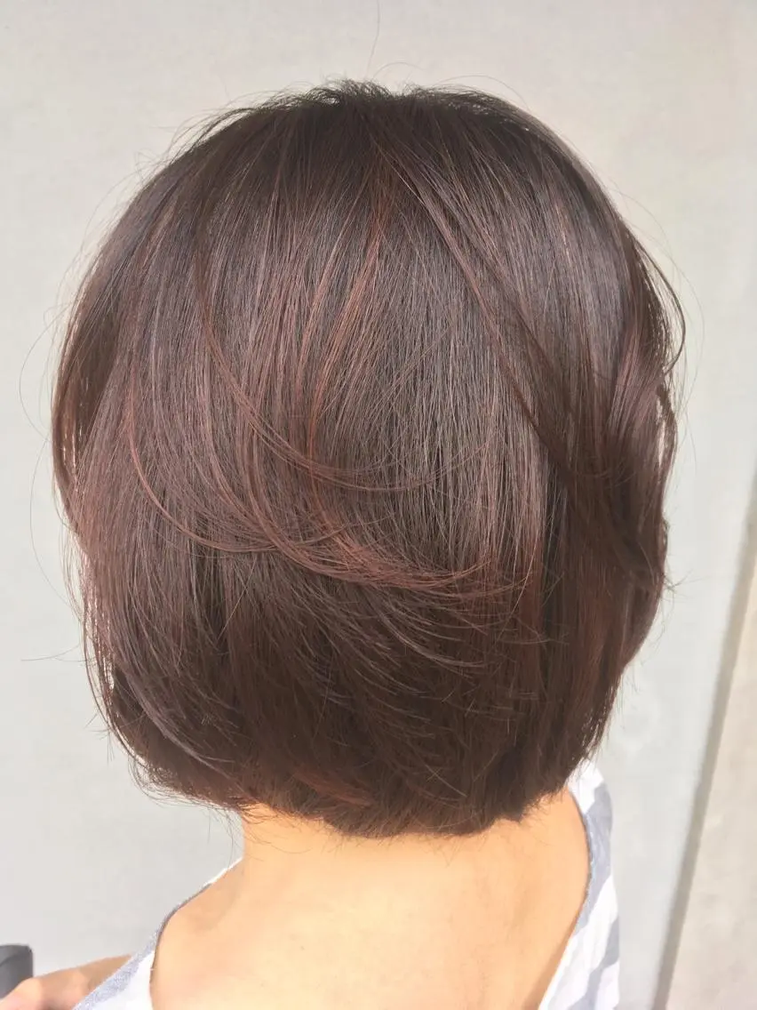ショート カラー 中村 幸子のヘアスタイル