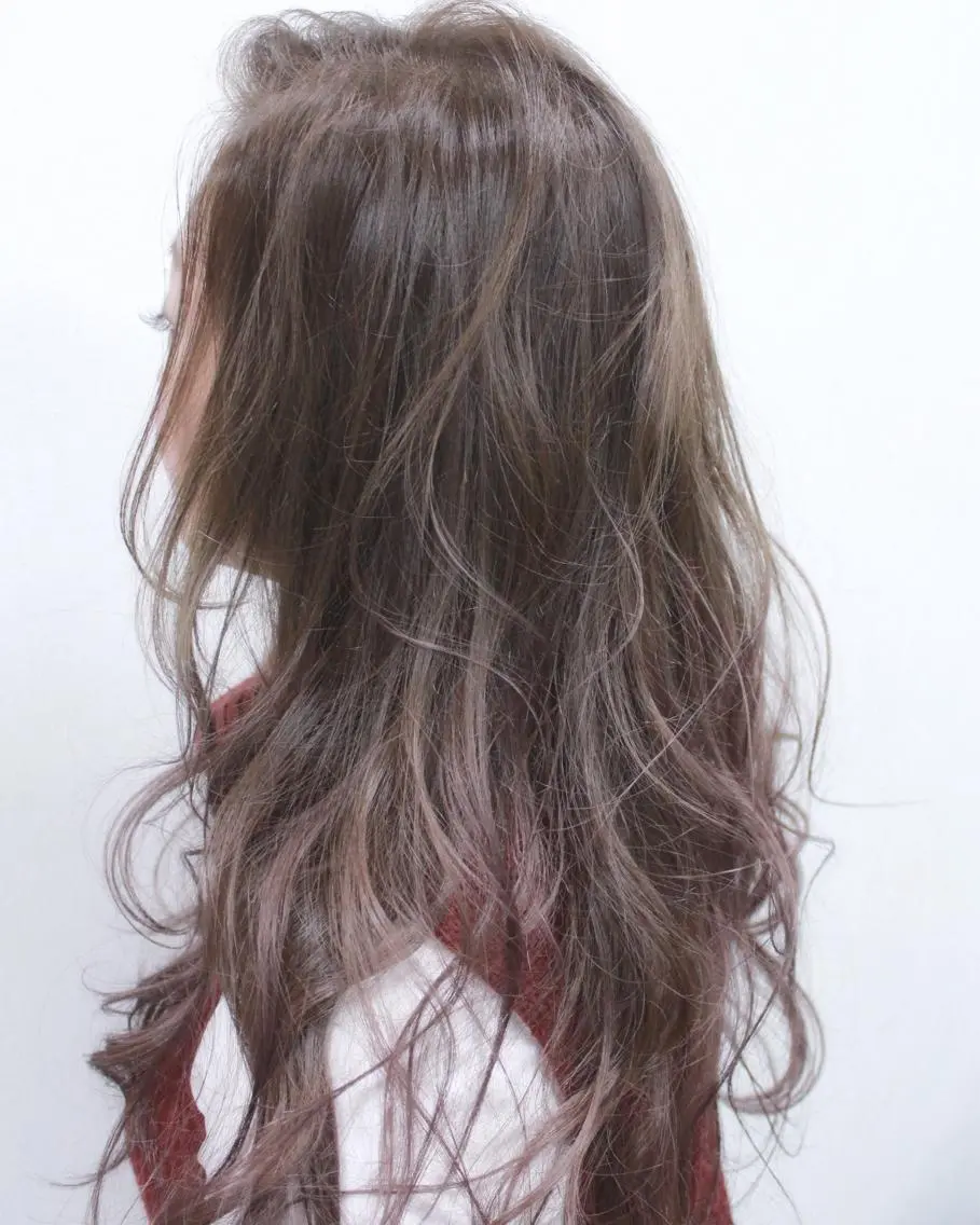 ロング カラー ヘアアレンジ エクステの神様 ▫️原島ユウヤ▫️のヘアスタイル