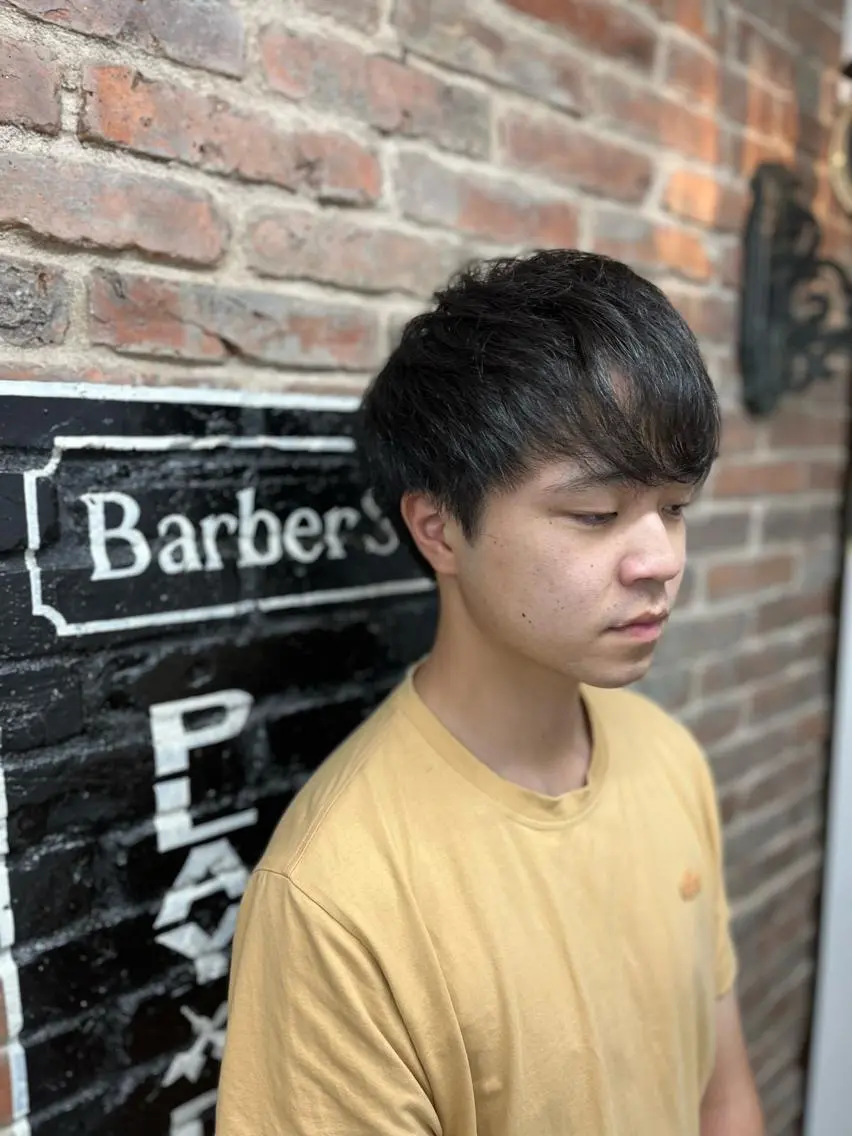 ミディアム 縮毛矯正/パーマ 宮河 惇💈のヘアスタイル