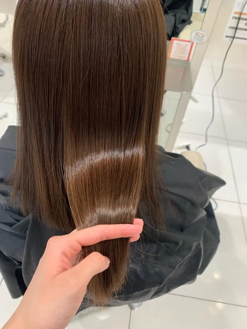 ミディアム 🪿透明感/艶カラー ﾜﾀﾅﾍﾞｱｵｲのヘアスタイル