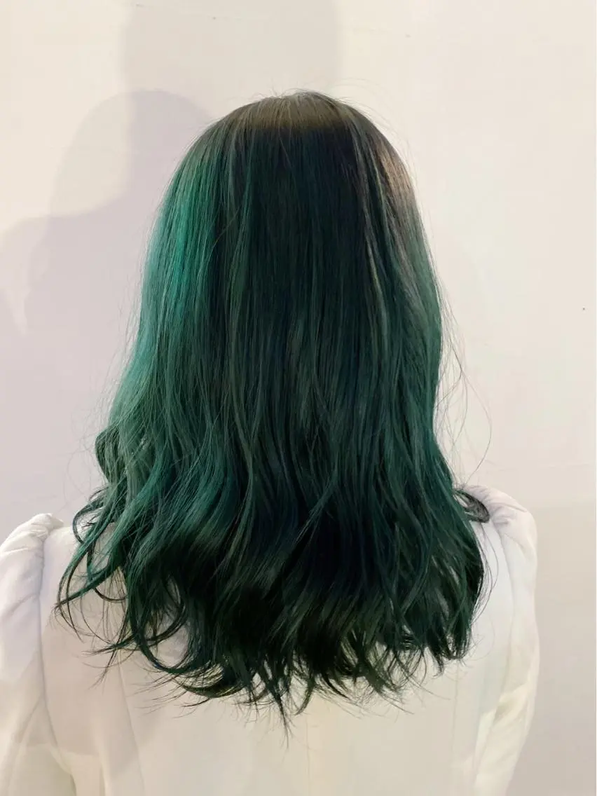 セミロング カラー ブリーチ 🧡YUKA🧡 渋谷/プルエクステのヘアスタイル