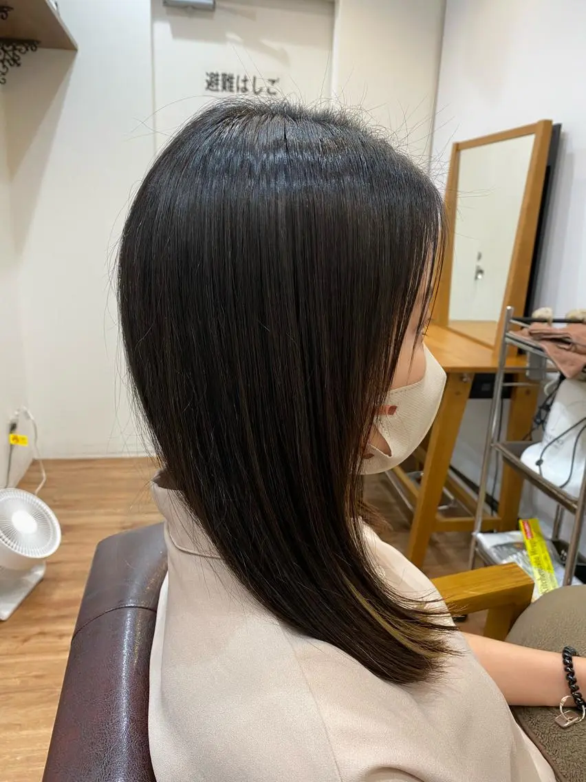 ミディアム 髪質改善&縮毛矯正 カット/soyaのヘアスタイル