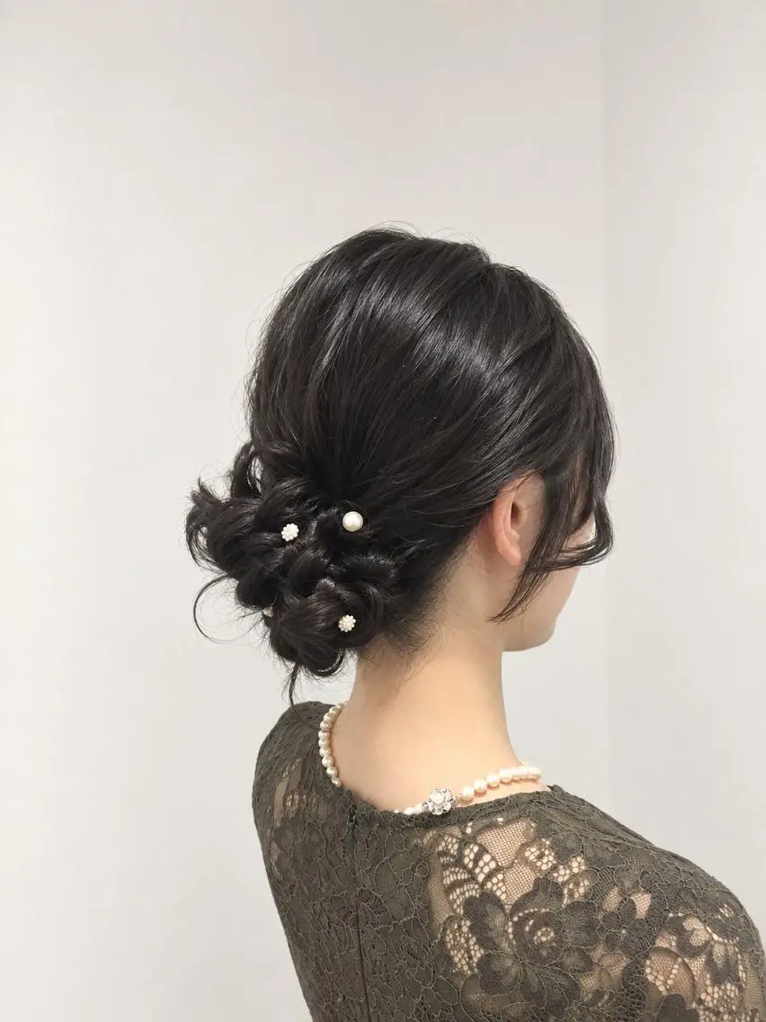 セミロング かけだ まゆのヘアスタイル