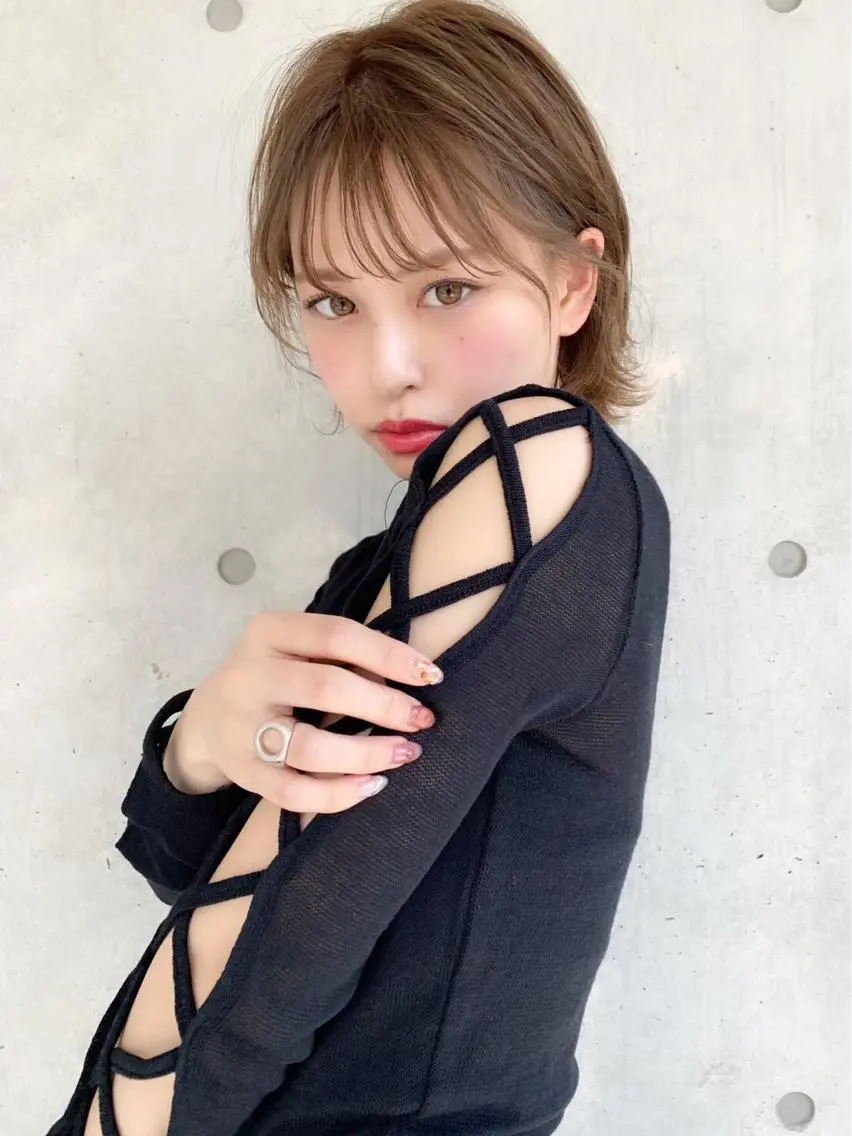 ショート ♡透け感カラー 大賀哲平♡のヘアスタイル
