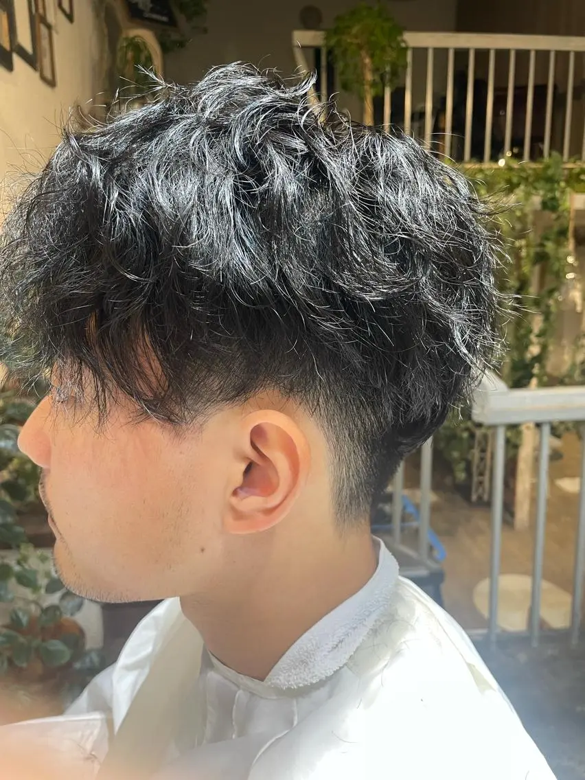 パーマ メンズ 佐藤 良祐のヘアスタイル