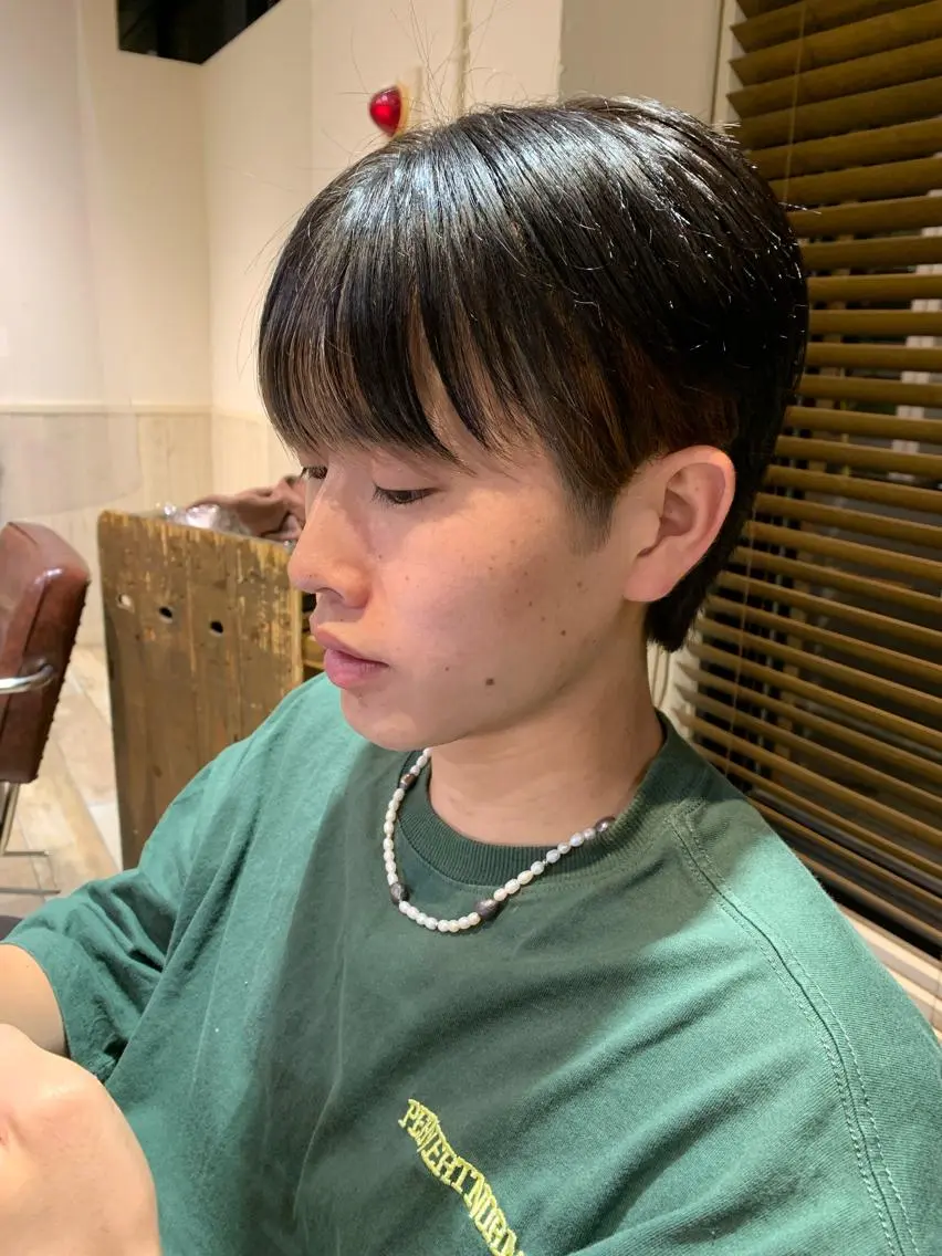 カラー メンズ 💖クボ モモ💖のヘアスタイル