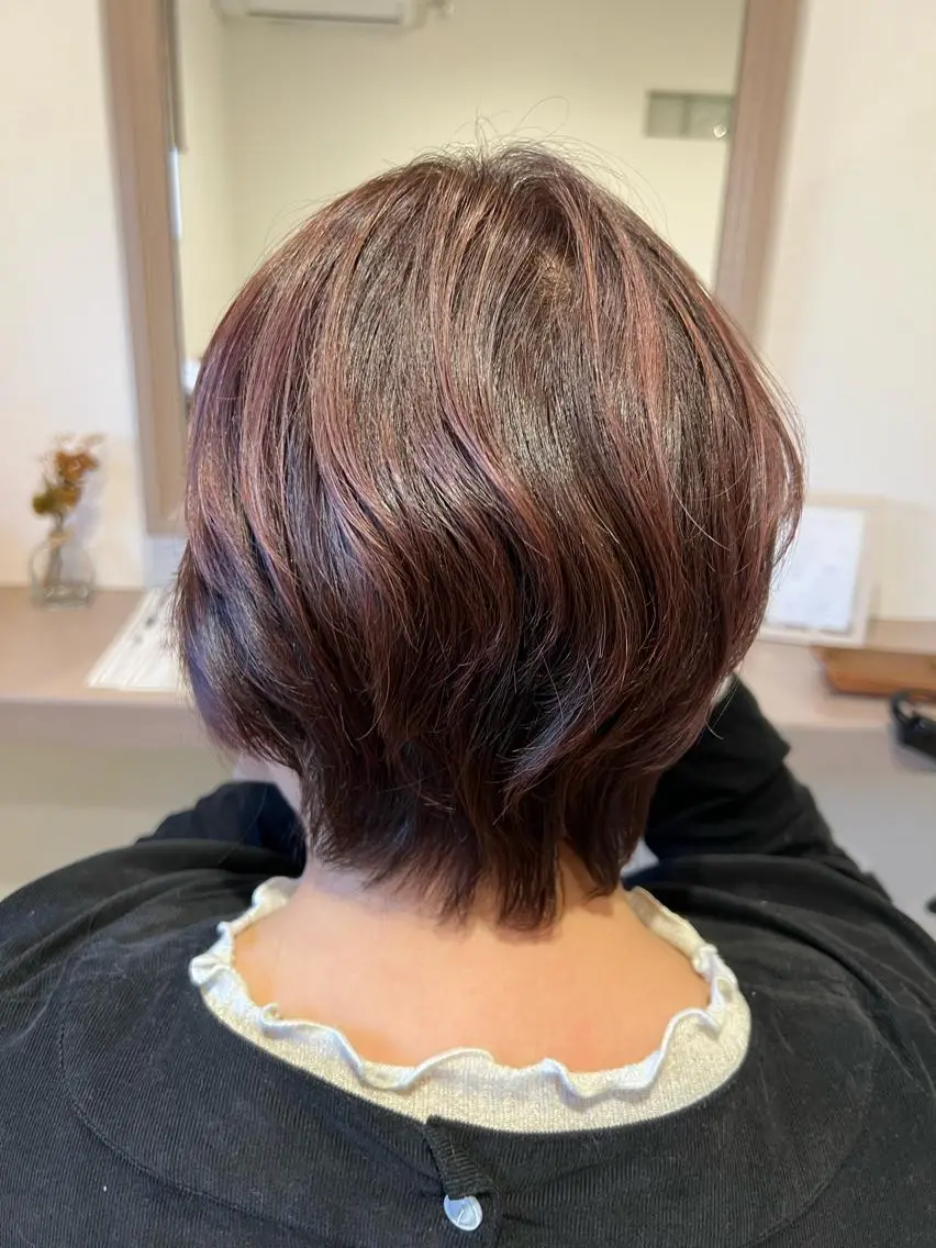 ショート カット ヘアカラー 井上 美春のヘアスタイル