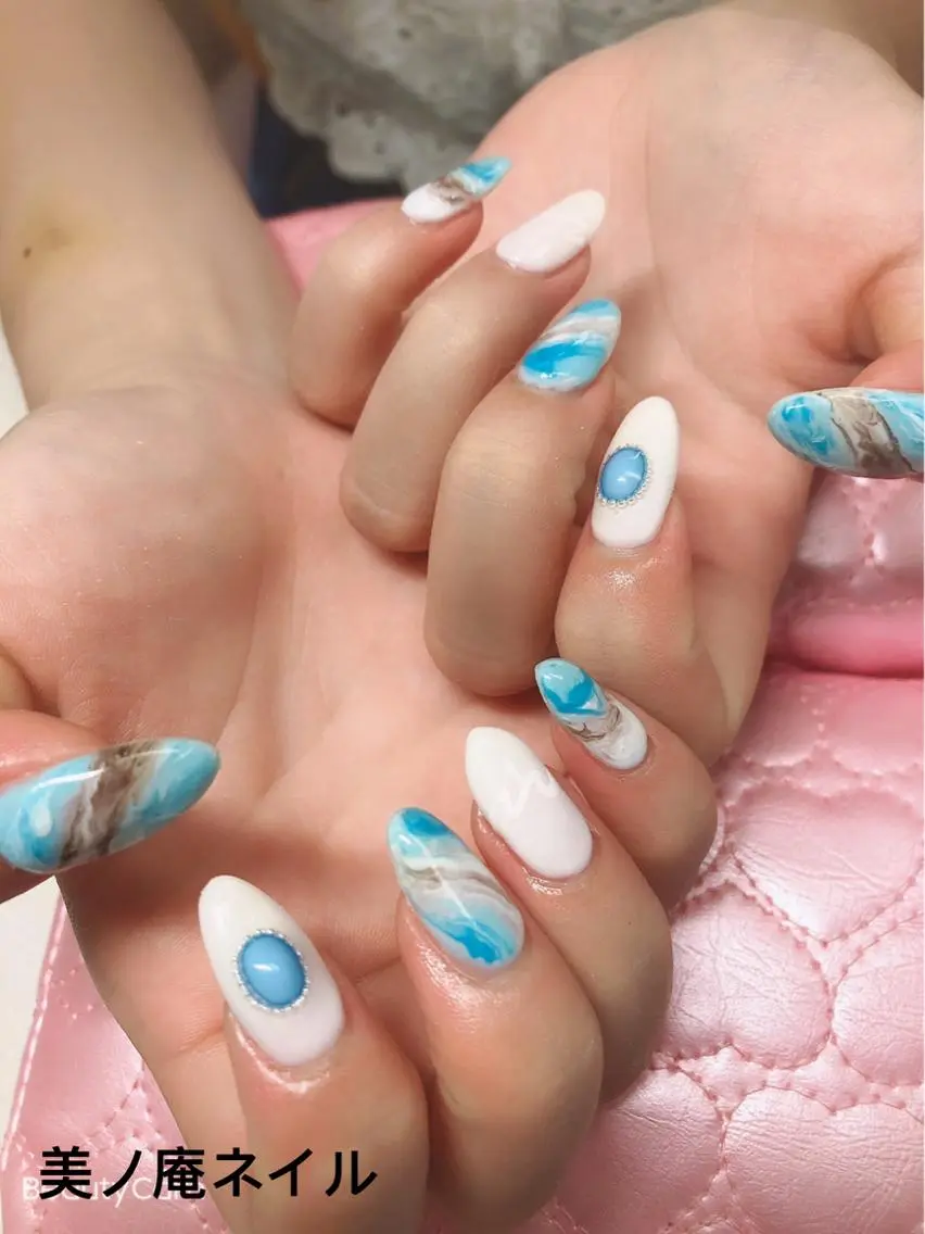 ネイル ハンドネイル ハンドケア 美ノ庵ネイルサロン メトロポリタン前店のネイルデザイン