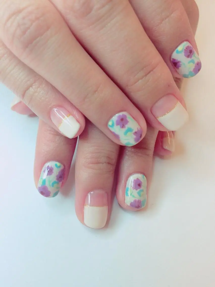 ネイル 春ネイル Sunny side nailのネイルデザイン