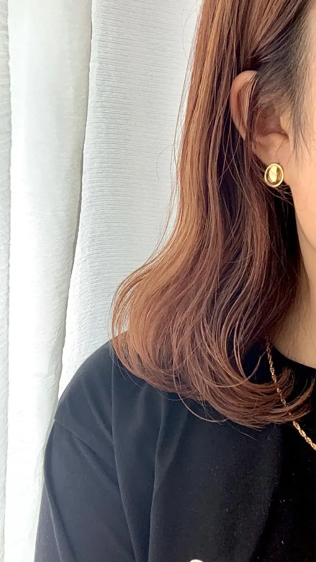 ミディアム カラー ヘアアレンジ 神原 茉依🩰🪩のヘアスタイル