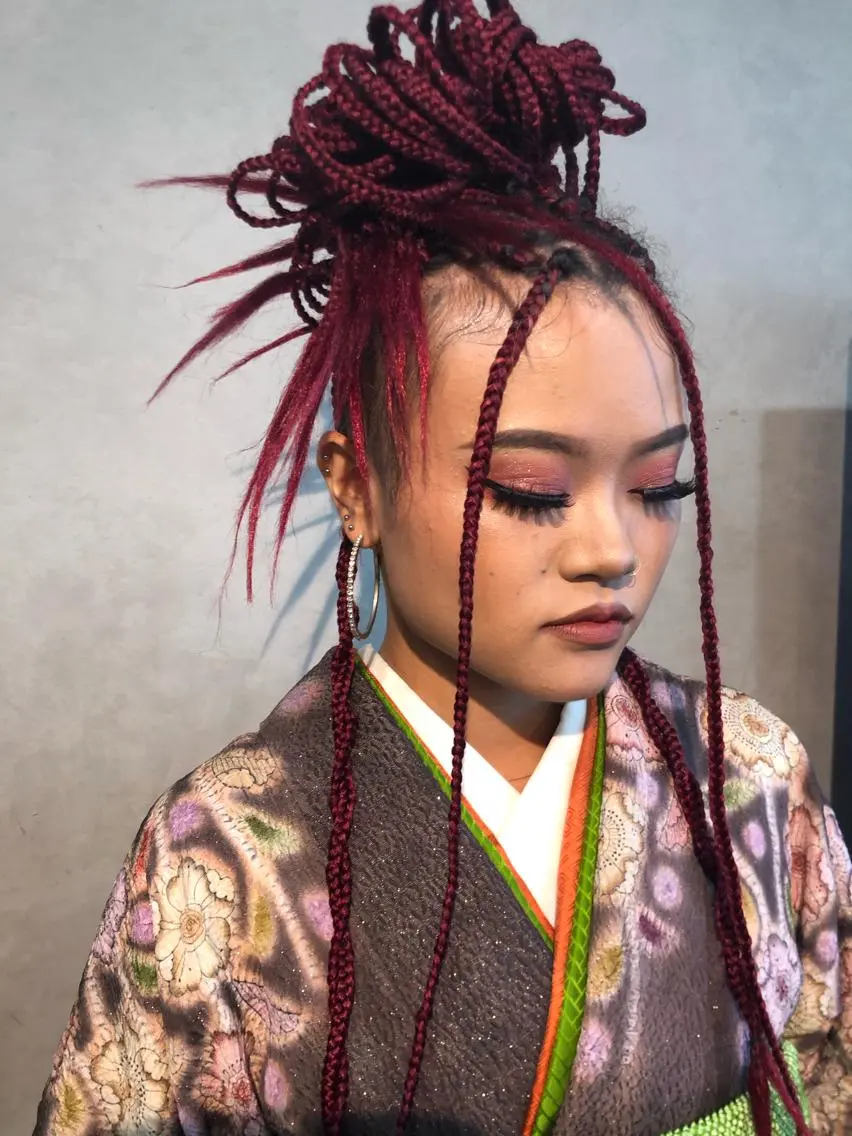 ヘアアレンジ 成人式 Hair&Make Nahoのマツエク・マツパデザイン