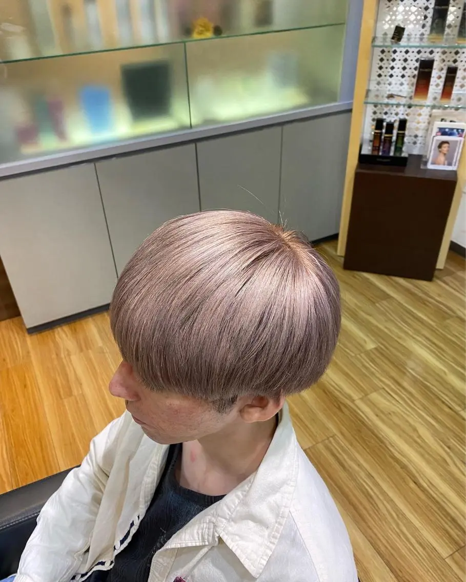 ショート カラー メンズ ヘアカラー 土井 祐之介のヘアスタイル