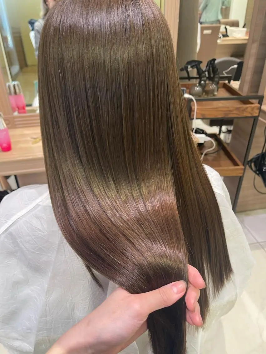 ロング カラー ヘアカラー トリートメント ヘアセット 艶カラー みゆう🎀のヘアスタイル