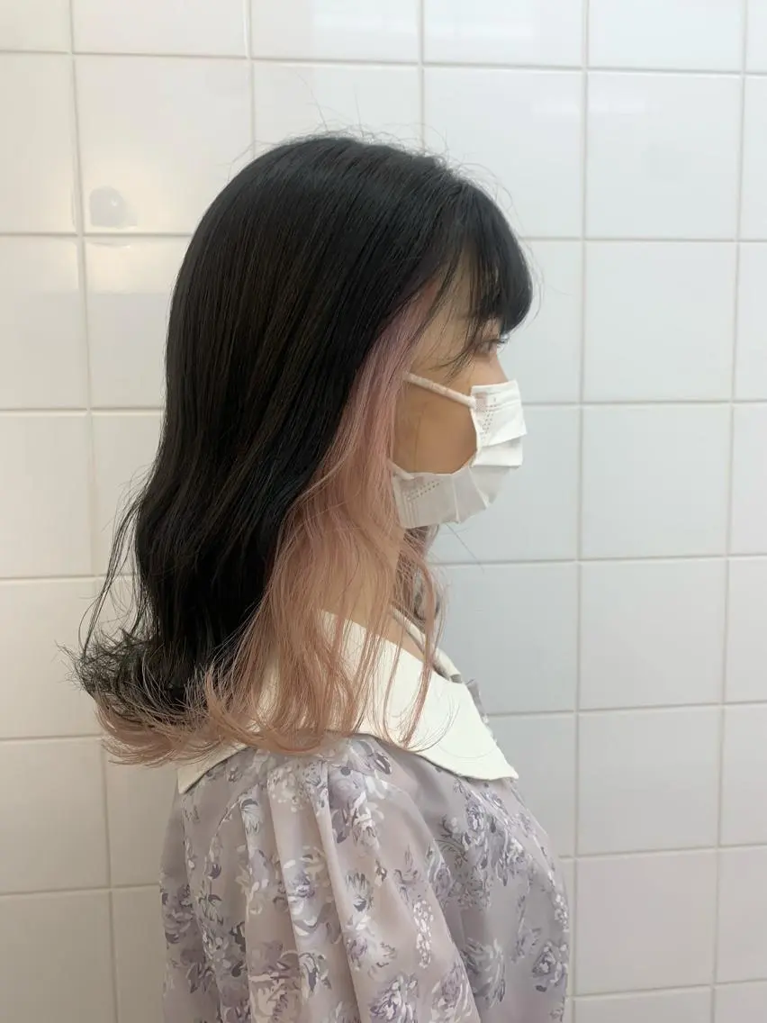 ショート カラー ヘアアレンジ 🧨ブリーチー×ボブ レイヤー💎じゅえるのヘアスタイル