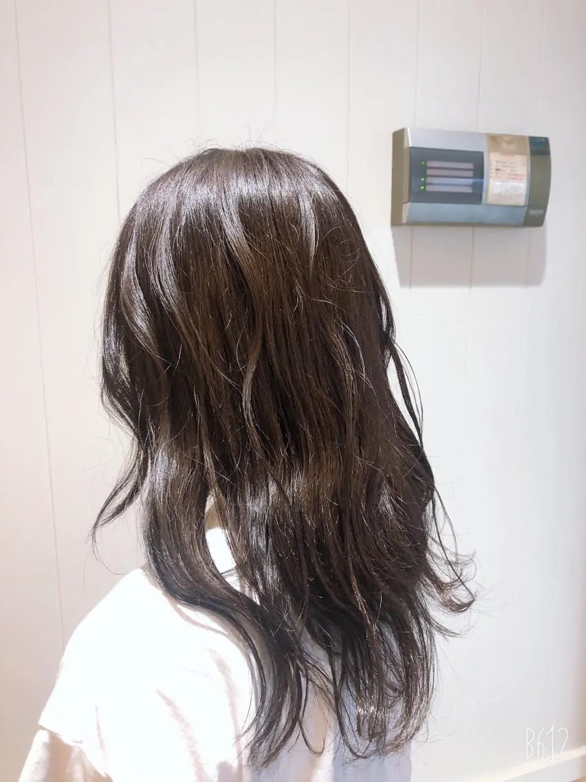 ロング カラー ブリーチ 透明感カラー ブリーチなしカラー EARTH志木/佐藤 氷河のヘアスタイル