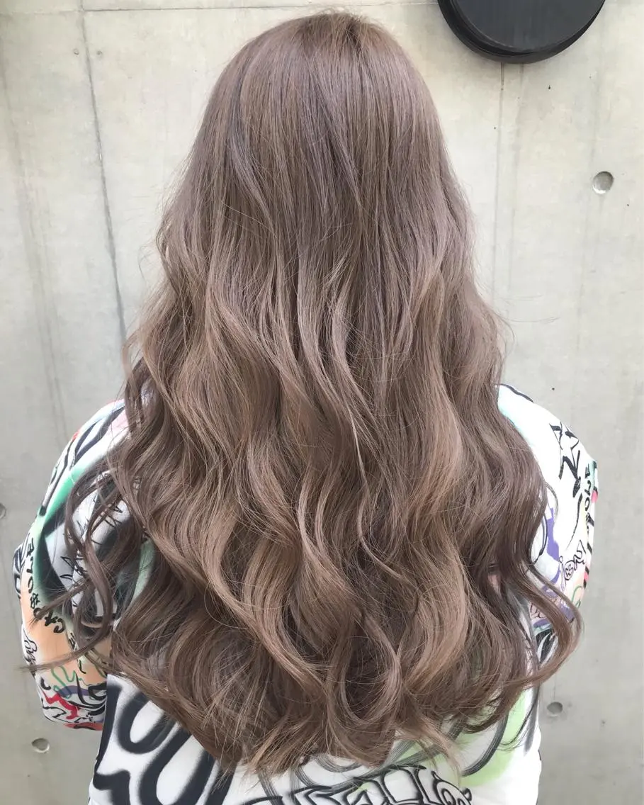 ロング ヘアカラー 髪質改善 レイヤー Naoyaのヘアスタイル