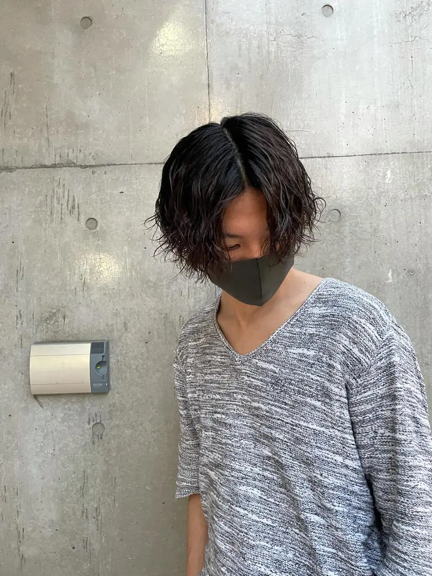 ショート パーマ 柔らかカラー/ レイヤーYUTO🧋のヘアスタイル