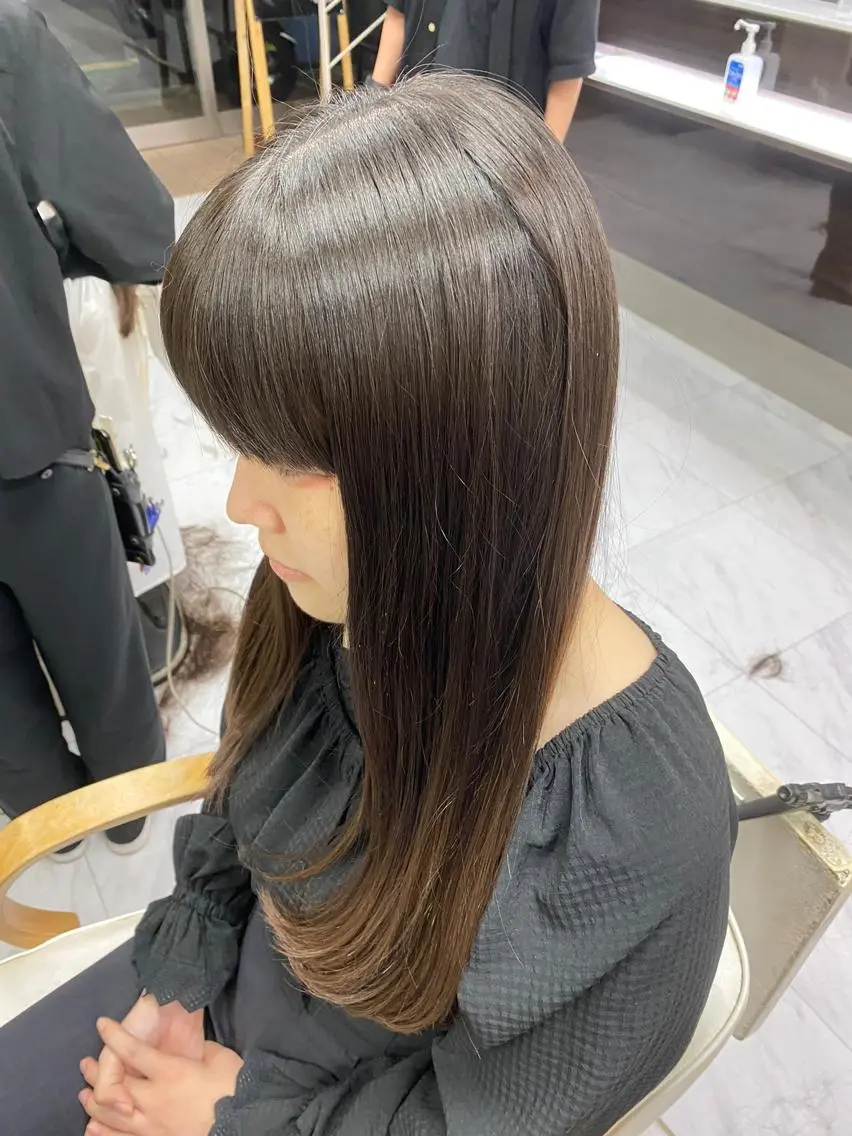 ロング レイヤーカット シャギー 目黒 碧人のヘアスタイル