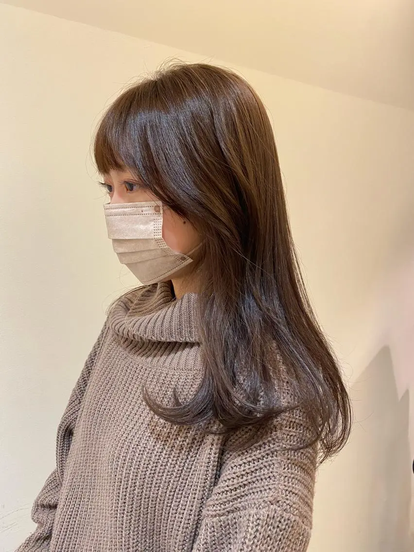 ロング カラー キタド アミのヘアスタイル