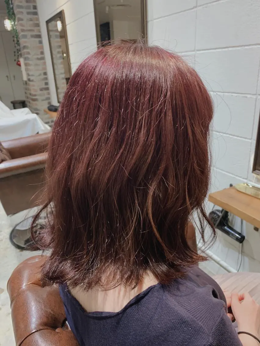 セミロング ショート🌼パーマ 本間正子のヘアスタイル