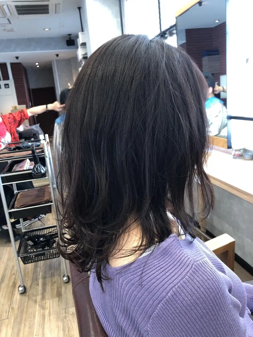 ミディアム ミディアムレイヤー レイヤーカット いとう ひろたかのヘアスタイル