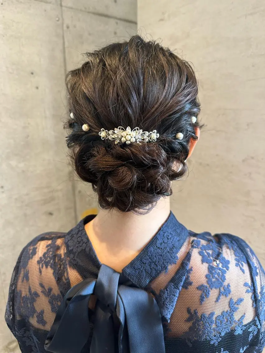 ミディアム ヘアアレンジ 🎀ヘアセット/艶髪 /はやしほのか🎀のヘアスタイル