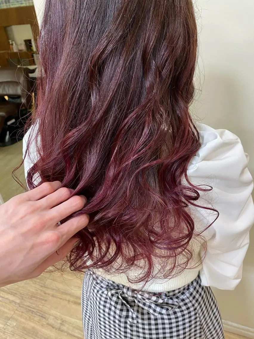 カラー SALOWIN栄 高須大貴のヘアスタイル