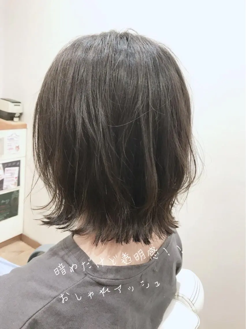 ミディアム カラー アザマ　ヤスカツ _rosso 川口のヘアスタイル