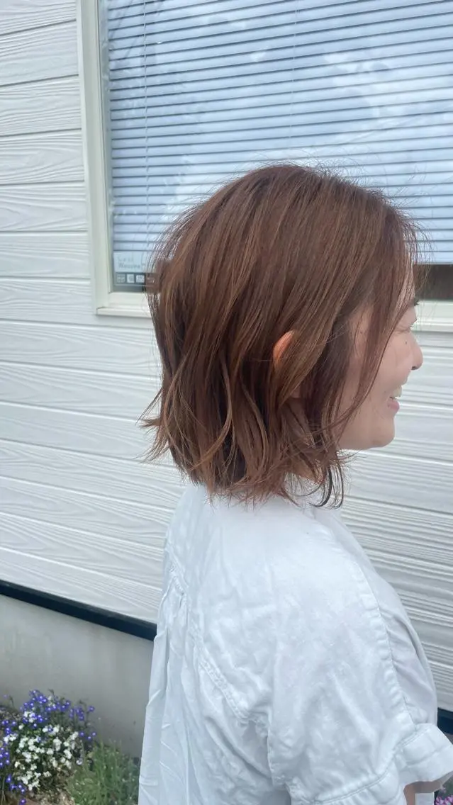ショート ヘアアレンジ カット ヘアカラー ビヨウシツトリコ よねたにみなのヘアスタイル