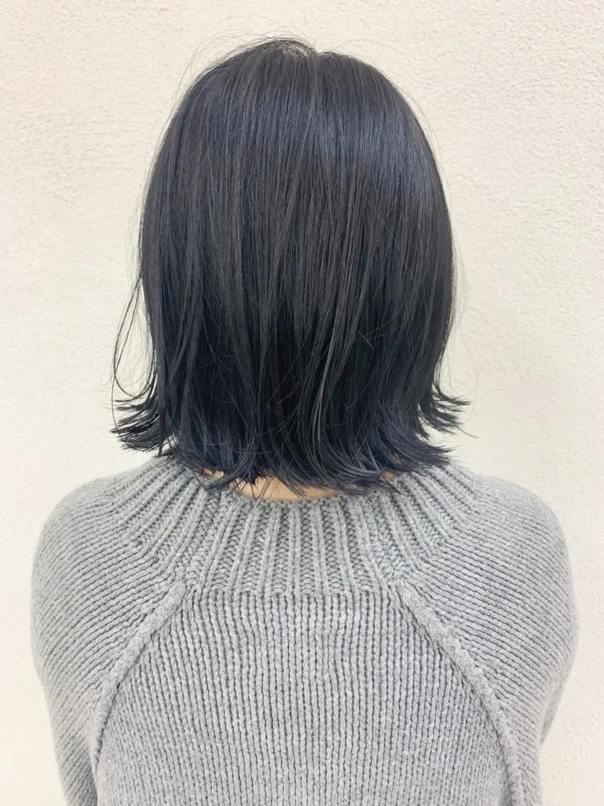 ミディアム カラー パーマ 透明感カラー sakoda shunkiのヘアスタイル