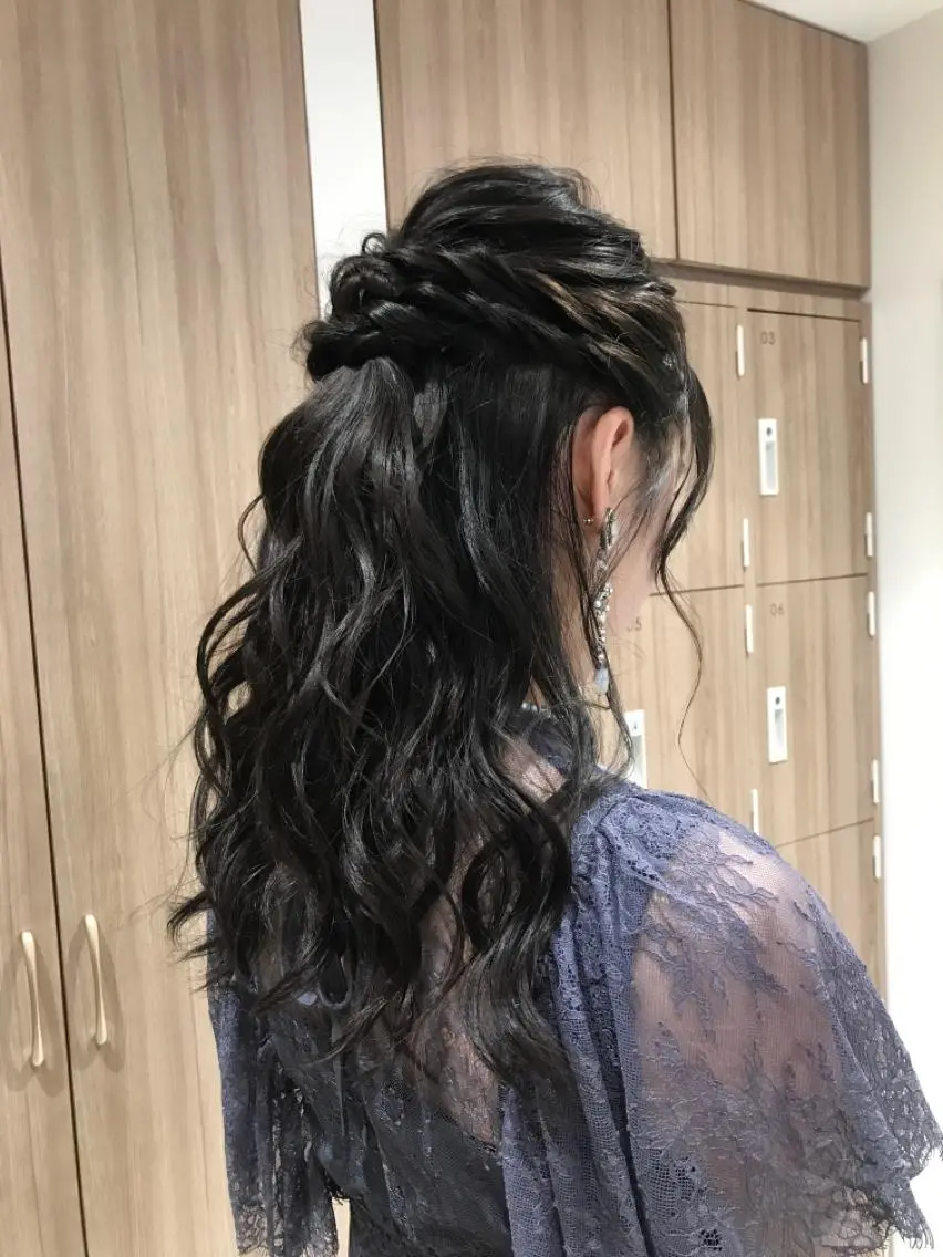 ロング ヘアアレンジ ヘアセット/メンズ パーマChihoのヘアスタイル