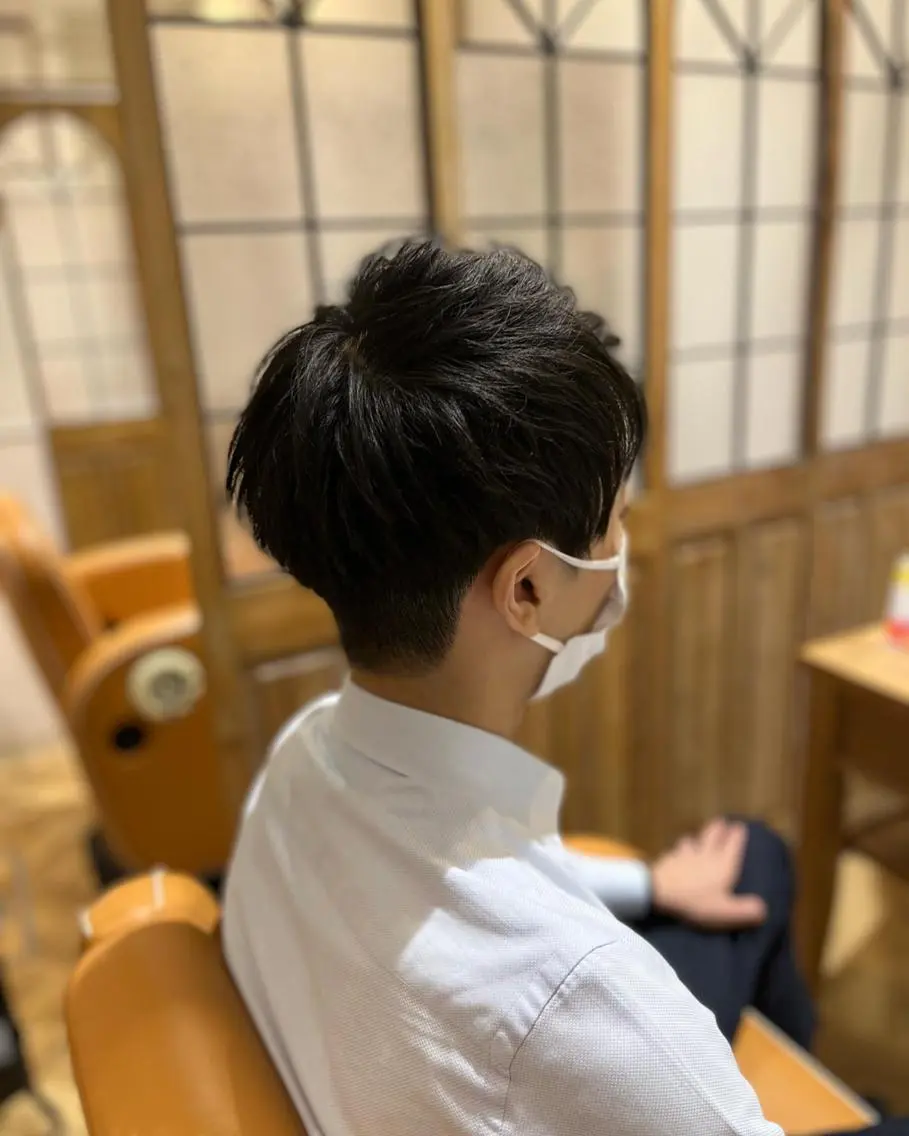 ショート カラー メンズ 学生(メンズ向け) メンズショート ツーブロック 外国人風カラー 学生 🌿ヤマグチ ユウキ🌿のヘアスタイル