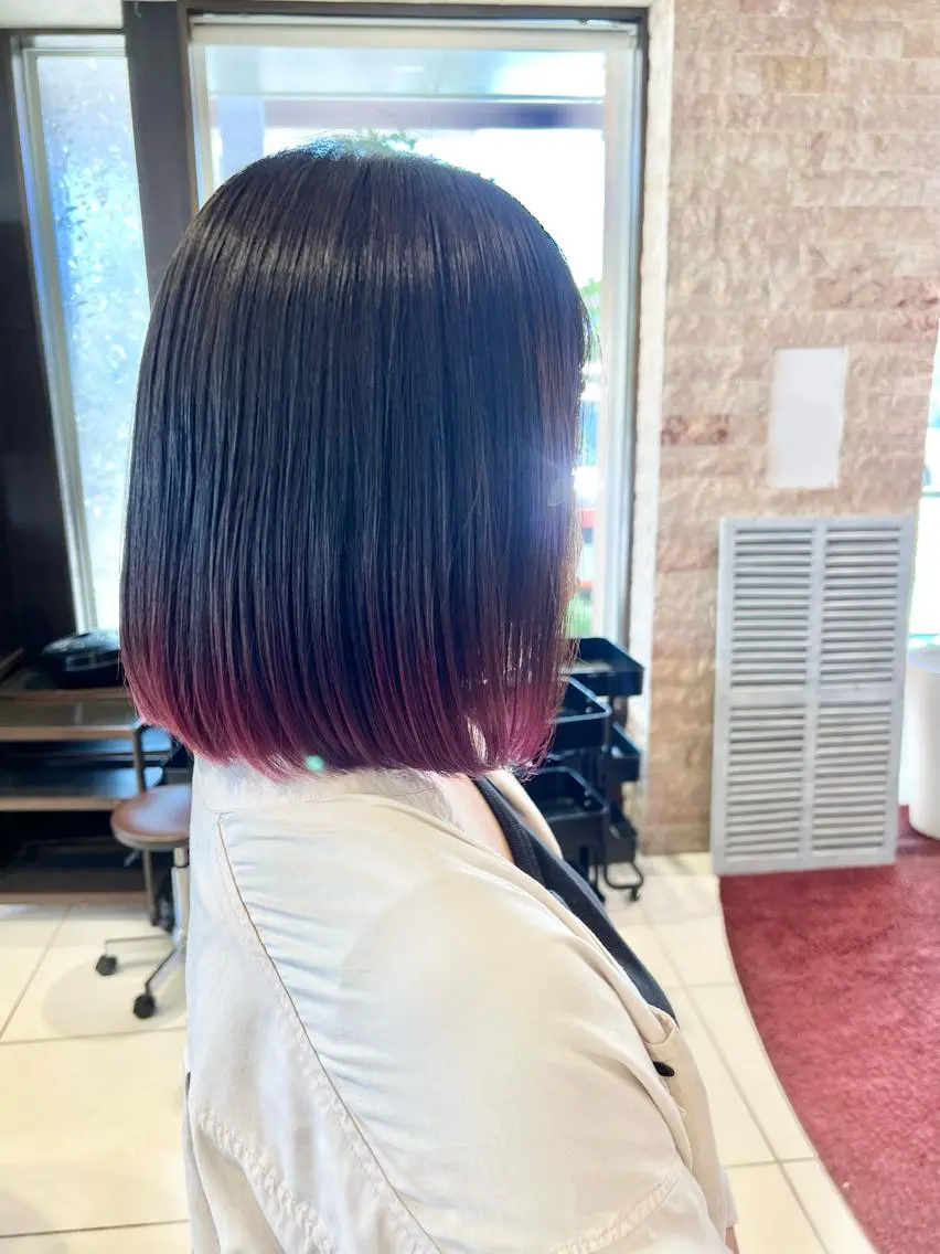 ミディアム ヘアカラー トリートメント 下條 真のヘアスタイル